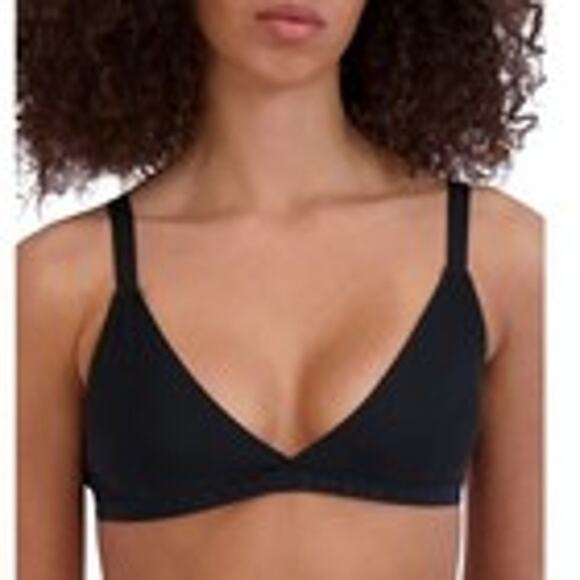 Steve Madden Bralette Womens Small Black Basic Modern Feminine Neutral Flirty - Picture 1 of 6